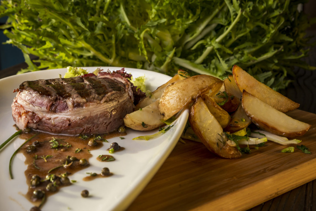 Food Photography - Beef Steak with Pepper Sauce