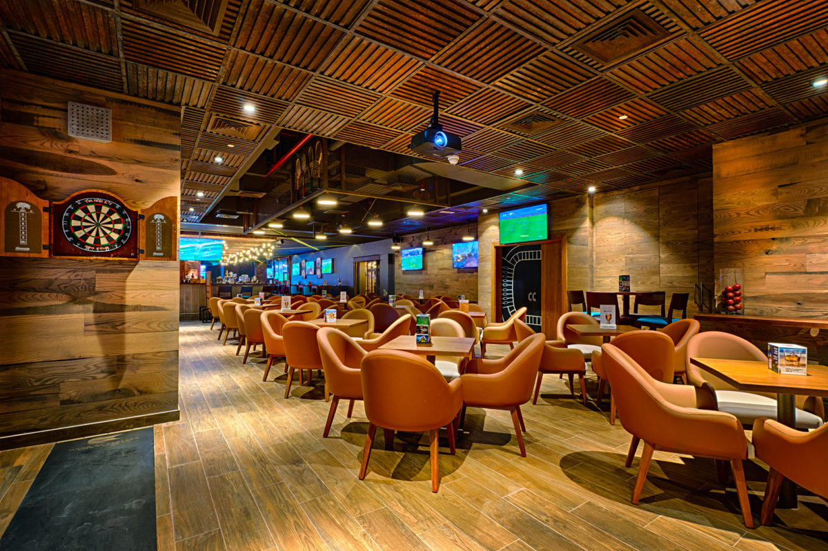 Huddle Sports Bar - Interior Design Photography - Navin Khianey Creative Productions