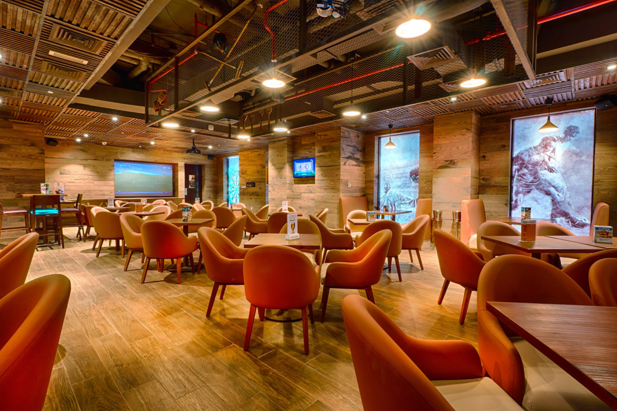 Huddle Sports Bar - Interior Design Photography - Navin Khianey Creative Productions