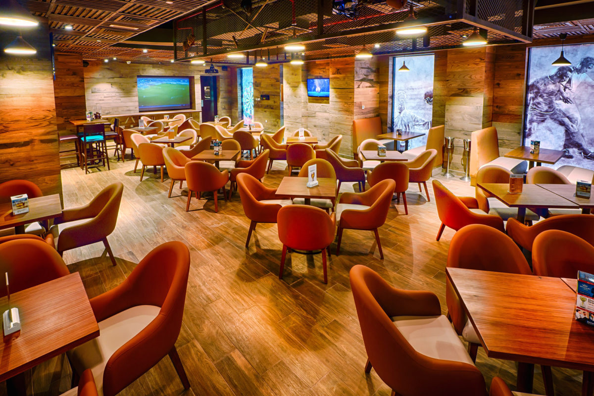 Huddle Sports Bar - Interior Design Photography - Navin Khianey Creative Productions