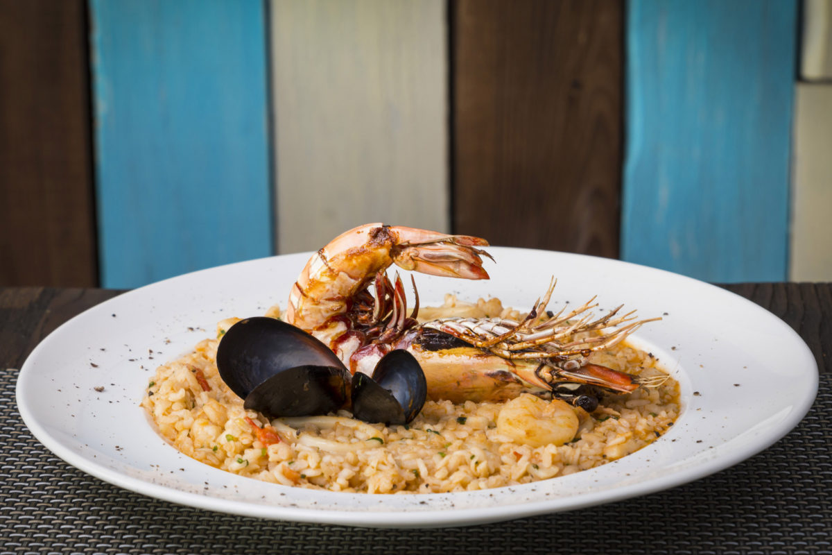 Food Photography - Italian Cuisine - Seafood Risotto