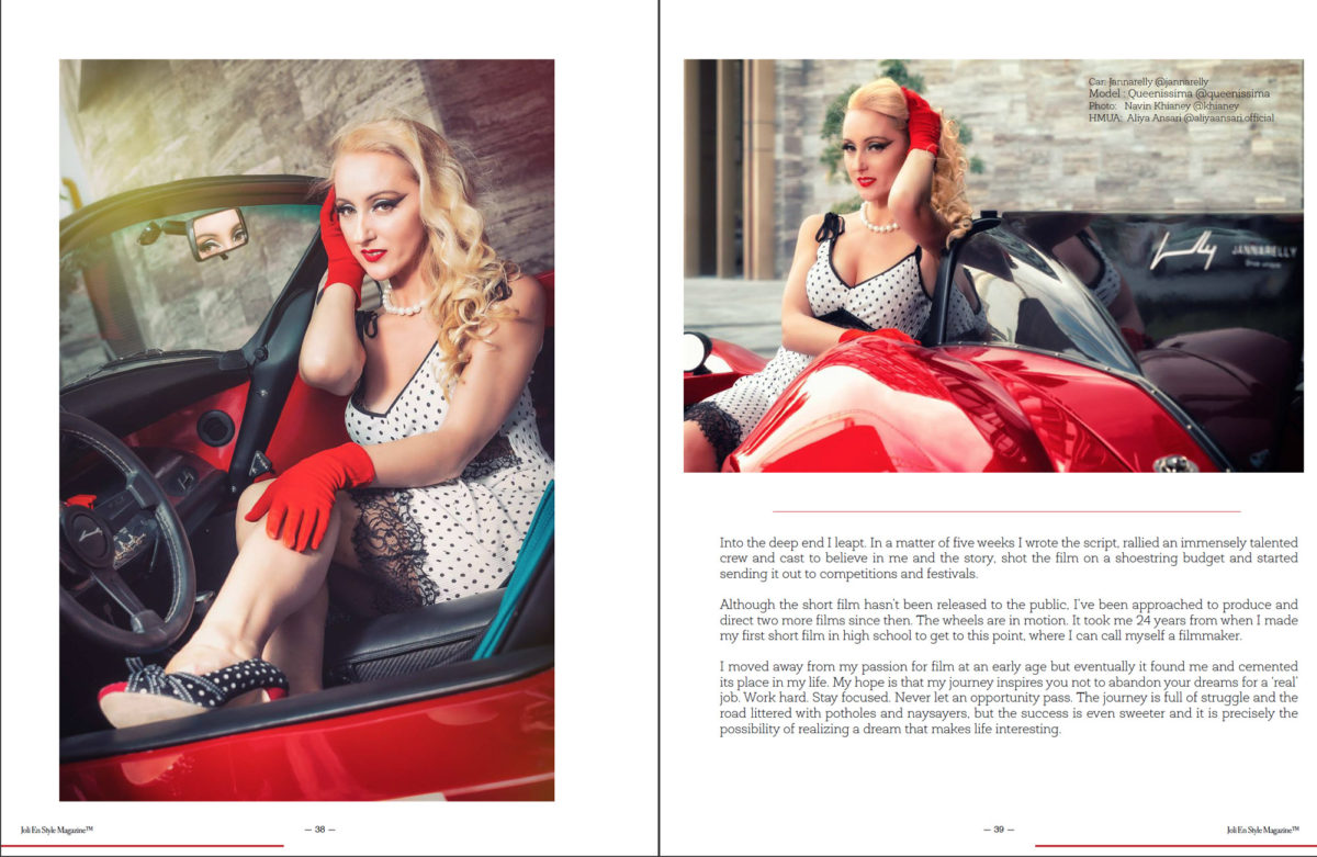 Joli En Style Fashion Magazine - Article by Navin Khianey - Fashion Editorial Photography